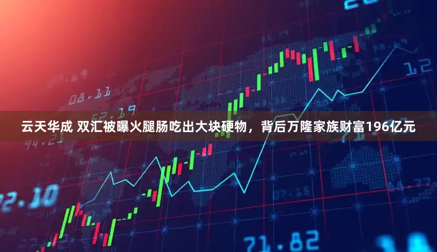 云天华成 双汇被曝火腿肠吃出大块硬物，背后万隆家族财富196亿元